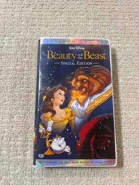 Walt Disney's Beauty and the Beast Special Edition VHS 2002 Platinum Edition